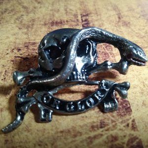 Vintage Death or Glory Double Pin